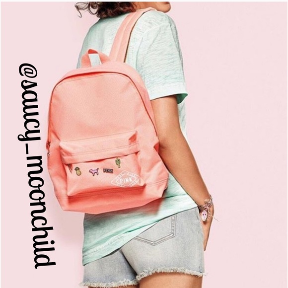 EUC?[PINK VS]hot coral backpack main image 7